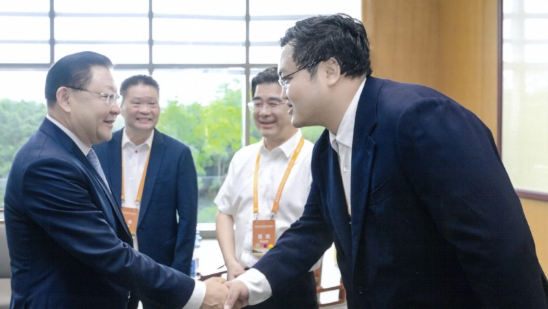 大禹动态| 广东省委副书记、省长王伟中等领导会见大禹节水集团董事长王浩宇等上市公司代表